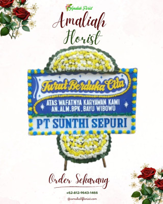 Papan Bunga Duka di Mojokerto