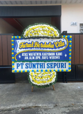 Papan Bunga Duka di Mojokerto